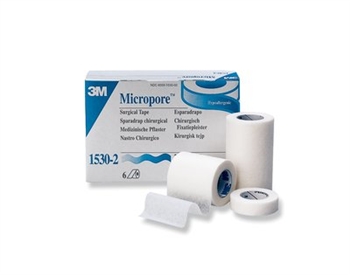Micropore Tape, 1"x10 Yds (12 rolls per box)