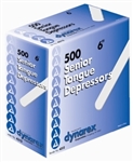 Tongue Depressor, Non Sterile Senior 6" - (500/box)