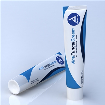 AntiFungal 1% Clotrimazole USP Cream, 1 oz. tube (72 per case)
