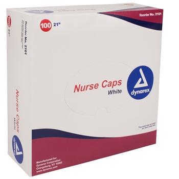 Nurse Cap O.R. 21" - Assorted Colors (100 per box)