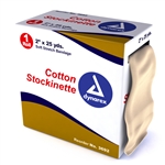 Cotton Stockinette, 2" x 25 yds (4 rolls per case)