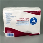 Closed Circuit Foley Catheter Tray - Sterile, 18 FR