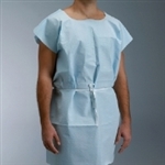 Graham 44507 Exam Gown	 Blue 30" x 42" 50/Case