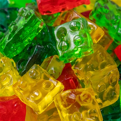 3-D Gummi Blocks - 8 oz Bag