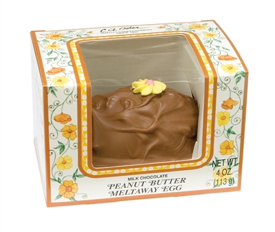 4 oz Peanut Butter Meltaway Egg | Milk Chocolate