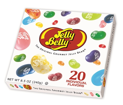 Jelly Belly 20 Assorted Flavored Jelly Beans Box