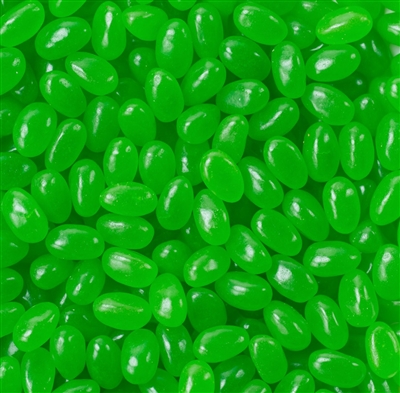 Jelly Belly Green Apple Jelly Beans - 5 LB Bag