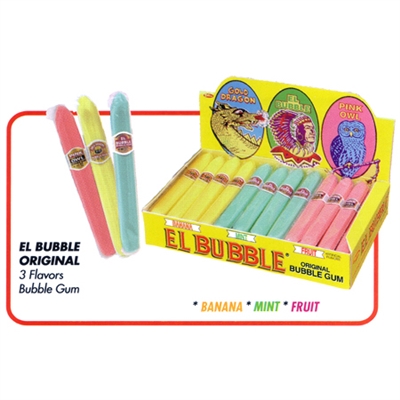 Bubble Gum Cigar - 36 Count Box