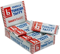 Bonomo Turkish Taffy Vanilla - 24 Count Box