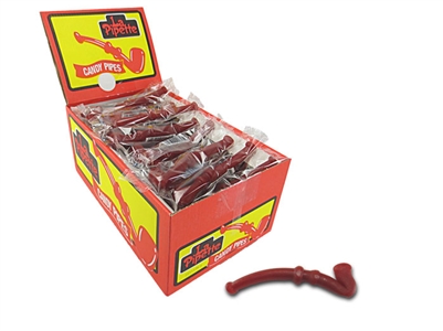 Red Licorice Pipes - 60 Count Box