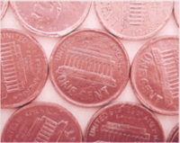 Foiled Milk Chocolate Copper Pennies