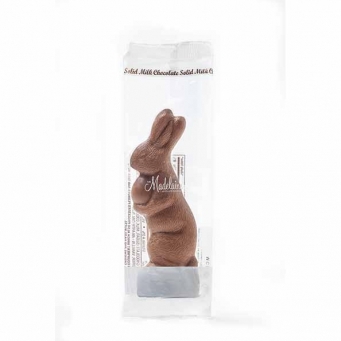 3.5 oz Solid Milk Chocolate Bunny with Egg