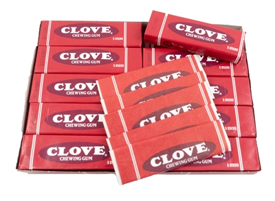 Clove Chewing Gum -  20 Packs per Box