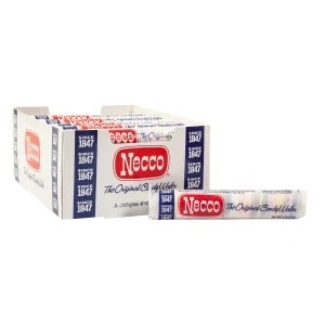Necco Assorted Wafers 2.02 oz Roll  Box of 24