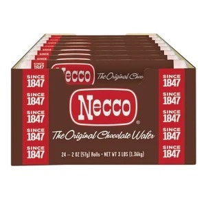 Necco Chocolate Wafers 2.02 oz Roll