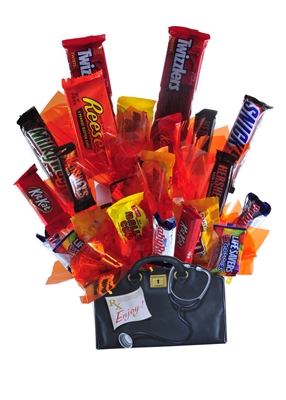 Get Well, Dr's Bag Candy Bouquet
