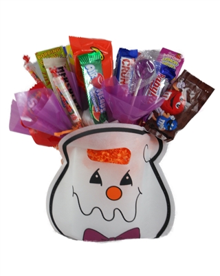 Ghost Bag Holiday Candy Bouquet