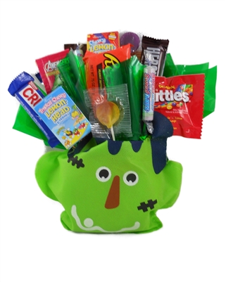 Frankenstein Bag Holiday Candy Bouquet