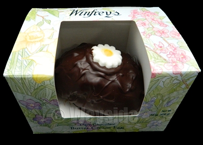 16 oz Vanilla Buttercream Egg | Dark Chocolate