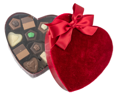 Valentine Box - Medium Velvet Box