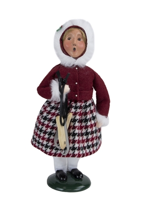 Byers' Choice Caroler - Family with Skates Girl