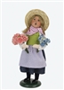 Byers' Choice Caroler -Girl w/Flowers