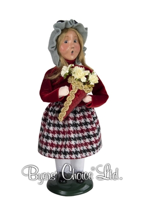 Byers' Choice Caroler - Valentine Girl 2023