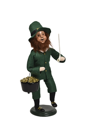 Byers' Choice Caroler - Leprechaun with Gold