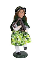 Byers' Choice Caroler -Irish Girl w/Harp 2023