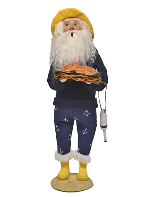 Byers' Choice Caroler -Nautical Santa w/Crabs