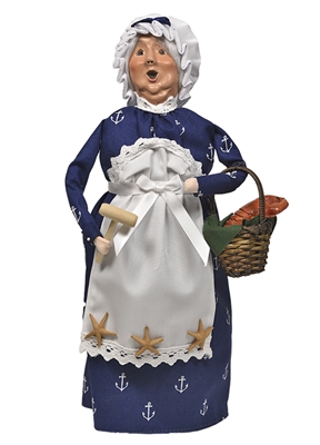 Byers' Choice Caroler -Nautical Mrs. Claus w/Lobster