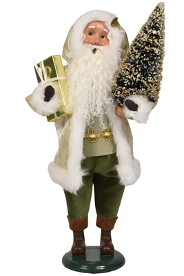 Byers' Choice Caroler - Gold Sparkle Santa