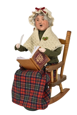 Byers' Choice Caroler - Workshop Mrs. Claus