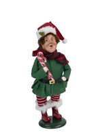 Byers' Choice Caroler - Elf with Candy Canes