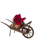 Byers' Choice Caroler - Poinsettia Wheelbarrow