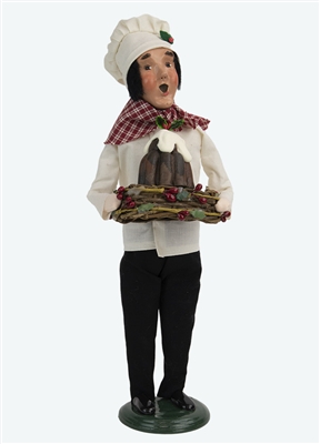 Byers' Choice Caroler - Chef with Plum Pudding