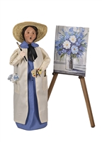Byers' Choice Caroler -Artist Painting Flowers