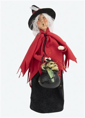 Byers' Choice Caroler - Witch with Cauldron