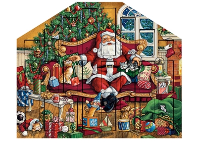 Byers' Choice Caroler - Santa's Throne Advent Calendar