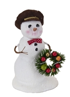 Byers' Choice Caroler - Snowman with Wreath