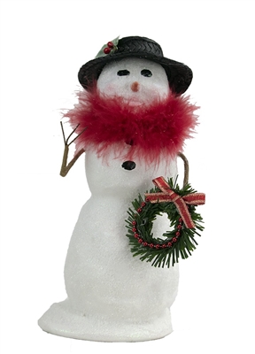 Byers' Choice Caroler -Snowman with Wreath
