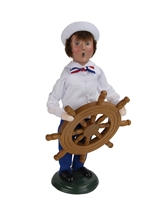 Byers' Choice Caroler - Boy with Ship Wheel