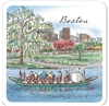 Barlow Designs - Boston Swanboat set of 4 Coasters