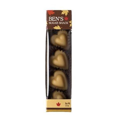 Ben's Sugar Shack - 1.4 oz  5 Pack Hearts Maple Candy