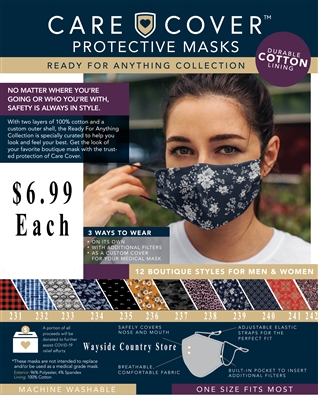 Care Cover Ready for Anything-Adult Mask
