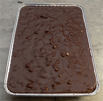 Chocolate Nut Fudge 5 LB Tray