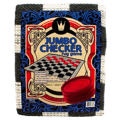 Jumbo Checker Rug Game