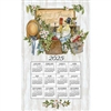 2025 - Kay Dee Calendar Towel Linen Like - Wine Basket