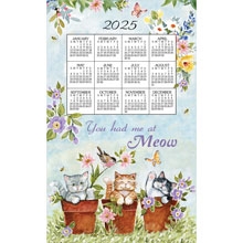 2025 - Kay Dee Calendar Towel Linen Like - Sweet Kitchens