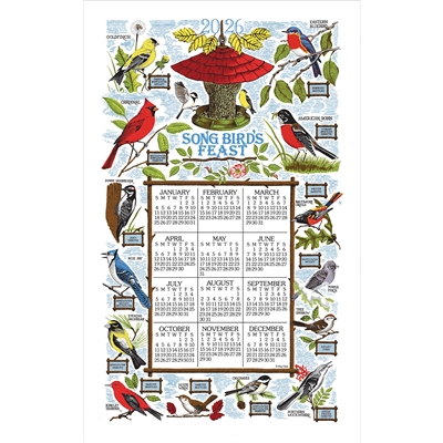 2026 - Kay Dee Calendar Towel Linen Like - Songbird Festival